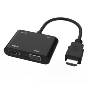 ADAPTATEUR HDMI en VGA+HDMI